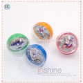 Colorful paper cards inside plastic toy ball , pit ball , sport toys